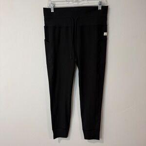 Vuori Daily Jogger Black High Rise Drawstring Activewear Pants Womens XL